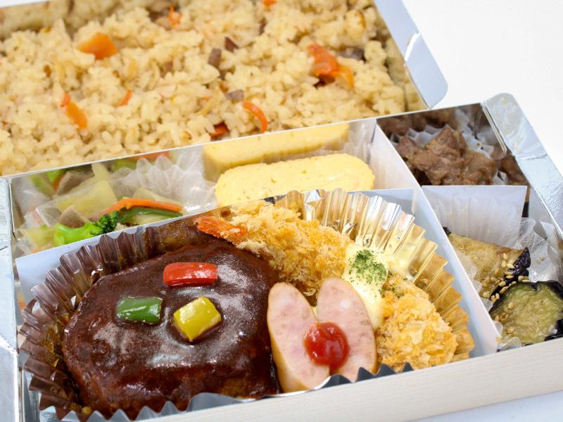 角壱（かくいち）手ごねハンバーグ弁当（No.202）