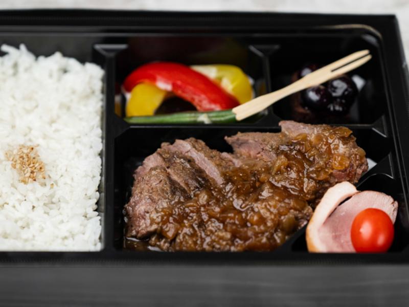 豪州産葡萄牛特製ステーキ弁当