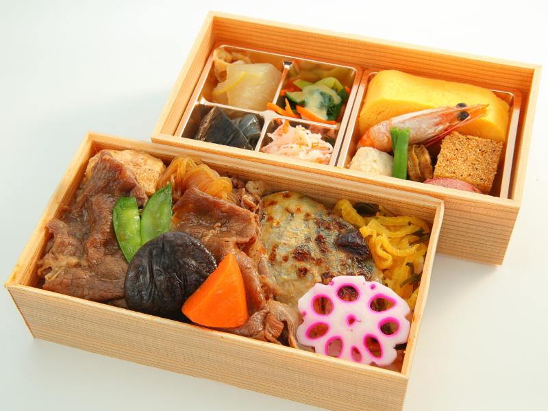 和牛すき焼きと鰆西京焼き重のだしまき2段幕の内【913】