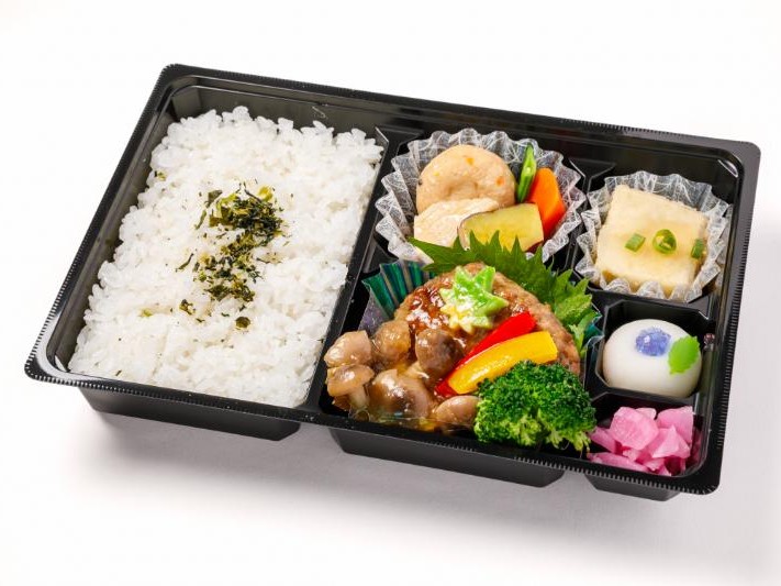 ヴィーガン和惣菜弁当 大豆ハンバーグ仕立て（紙パック茶250ml付）