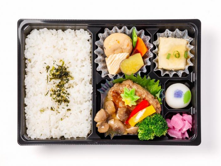 ヴィーガン和惣菜弁当 大豆ハンバーグ仕立て（紙パック茶250ml付）