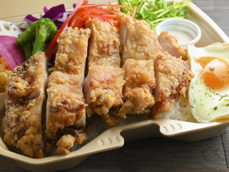 8種野菜の一枚唐揚げ弁当