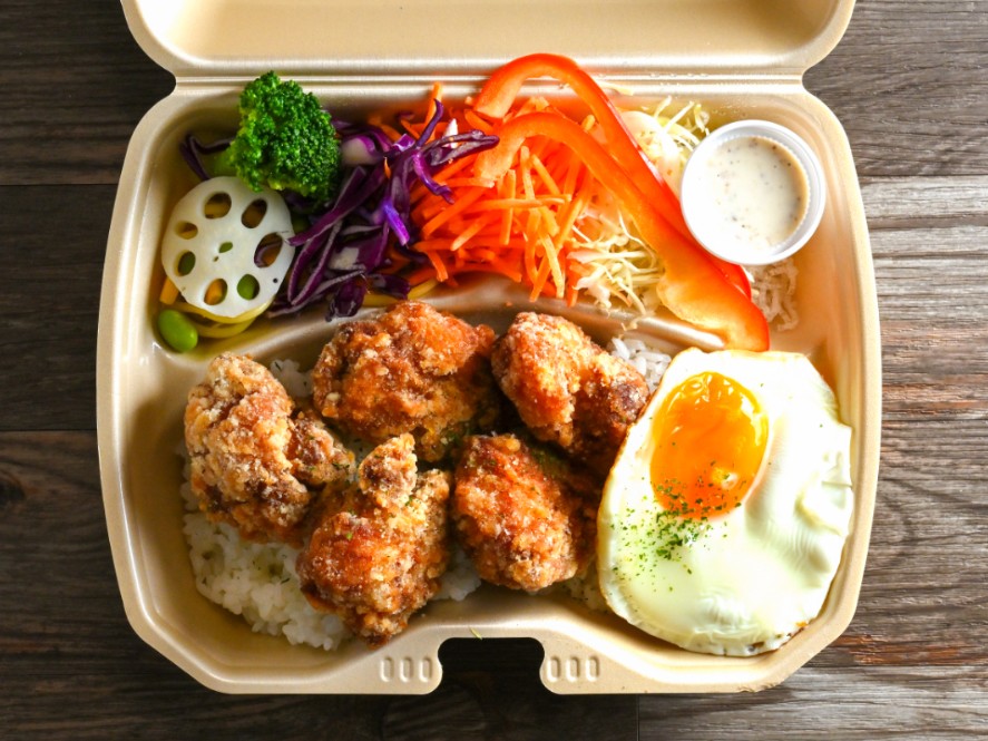 8種野菜の唐揚げ弁当
