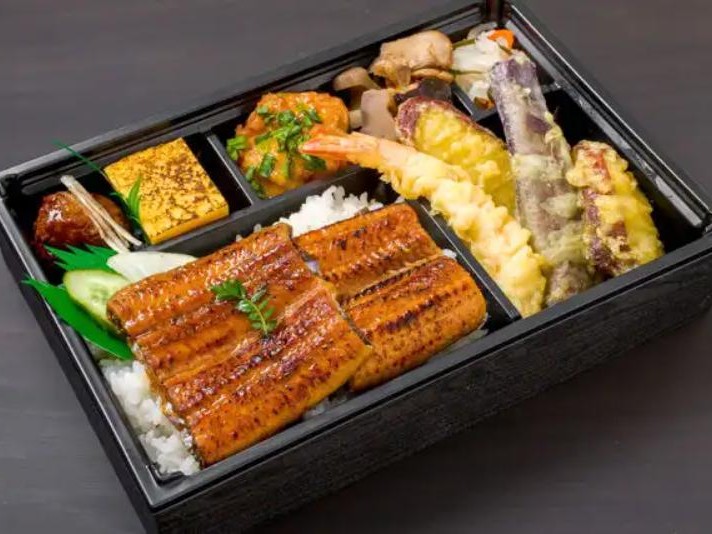 鰻重天ぷら御膳