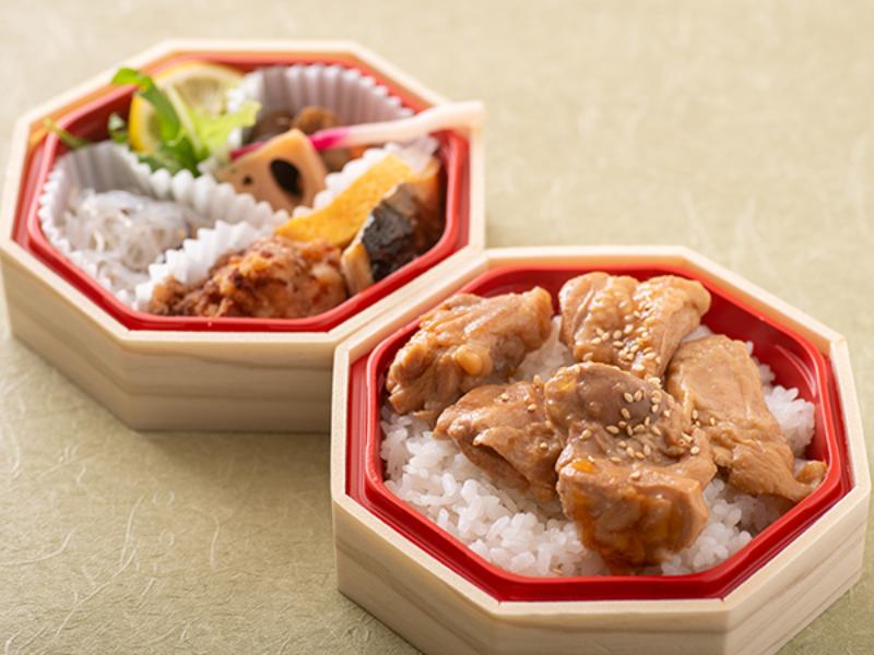 【鮮やか二段】鶏の照焼き重