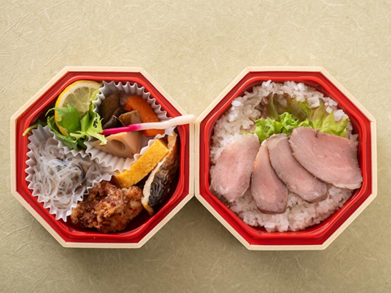 【鮮やか二段】贅沢ローストビーフ重