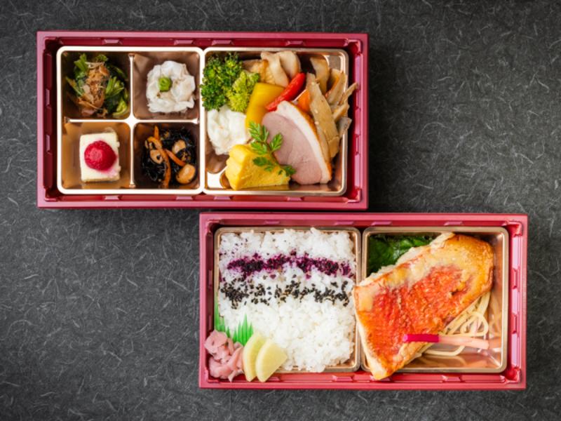 金目鯛の西京焼 2段御膳