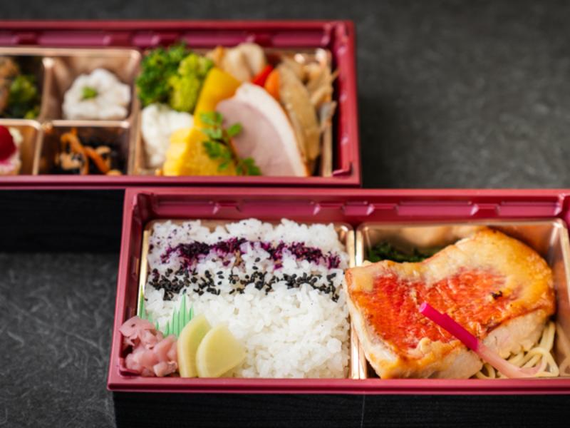 金目鯛の西京焼 2段御膳