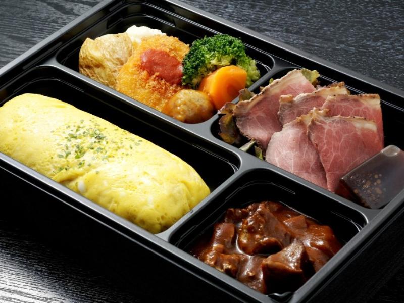 和牛シチューとローストビーフの洋食御膳