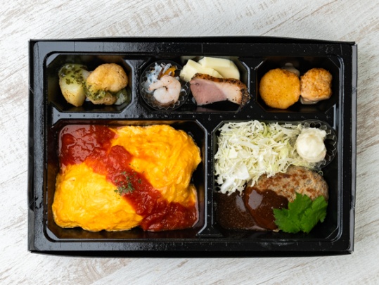 ハンバーグオムライス弁当