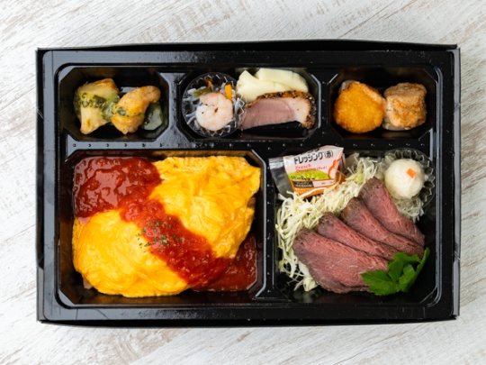 ローストビーフオムライス弁当