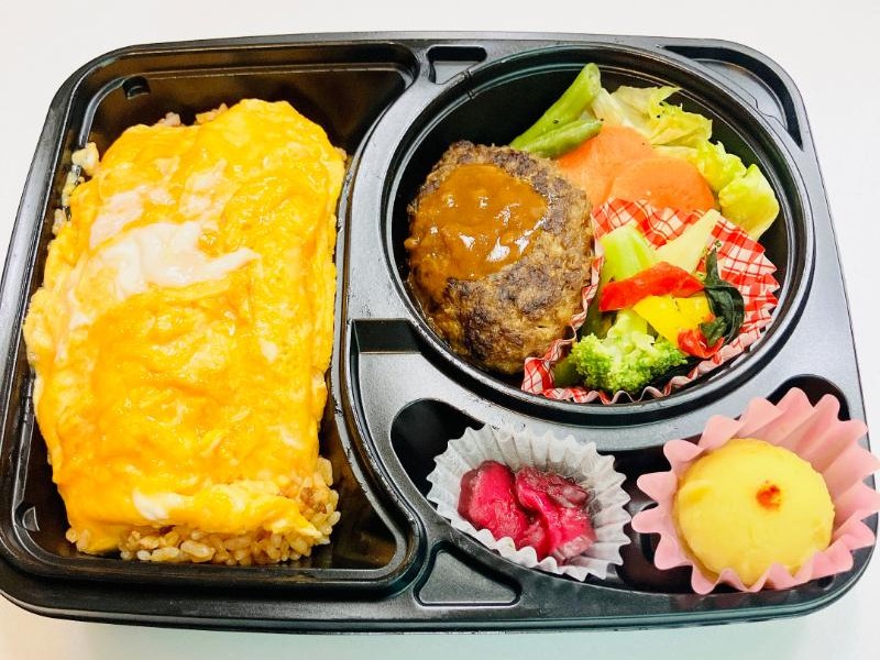 オムライス＆和牛ハンバーグ