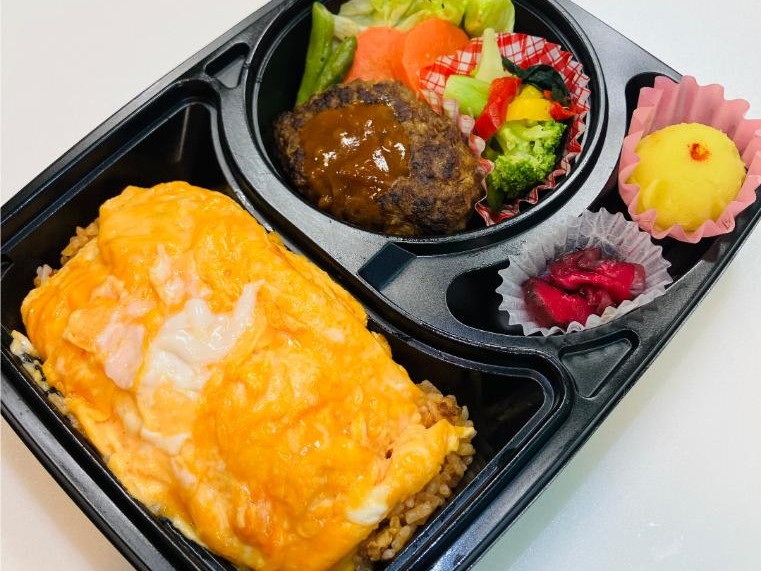 オムライス＆和牛ハンバーグ