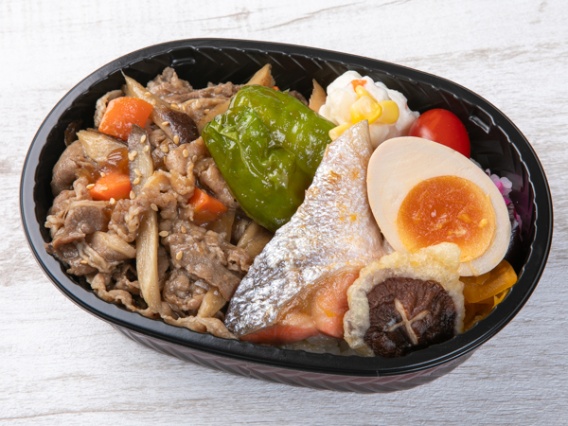 牛根菜醤油ダレわっぱ