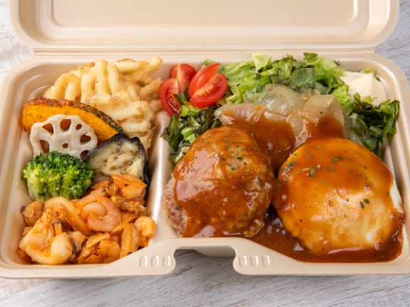 LUNCH FACTORY ロコモコプレート