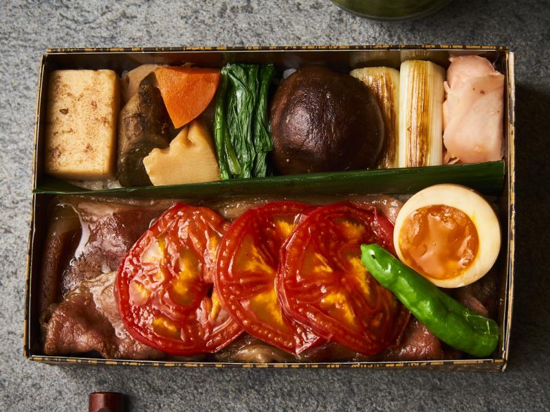 宮崎牛A5和牛トマトすき焼き弁当