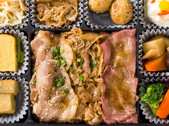 【特上】牛三種食べ比べの彩り九升御膳