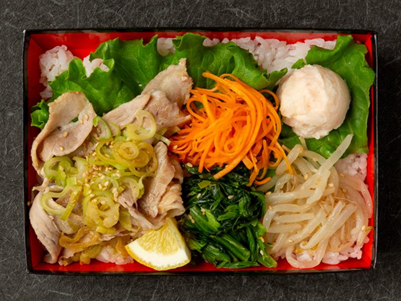 ねぎ塩豚カルビ焼肉重