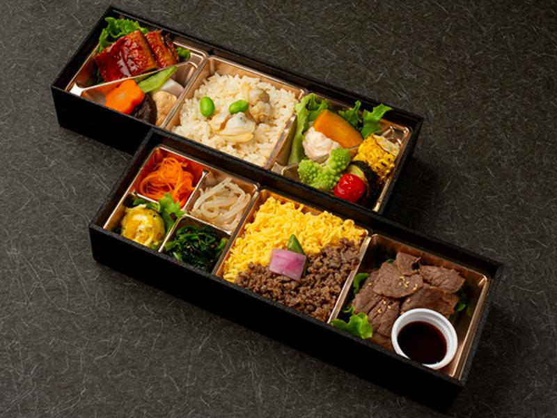 黒毛和牛いちぼ＆うなぎの二段御膳
