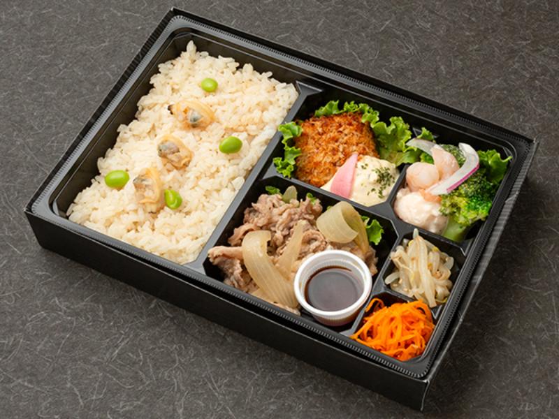 牛肉ゆずこしょう焼き＆白身魚のフライ