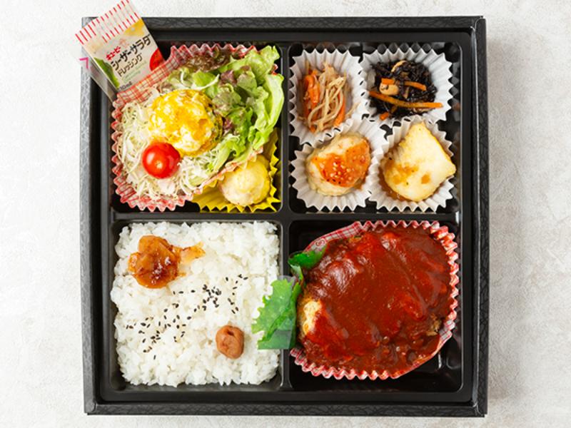ハンバーグ＆チーズカツレツ