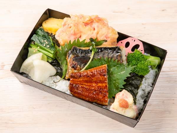 ノルウェー産鯖西京焼きとうなぎ蒲焼きの海苔弁当