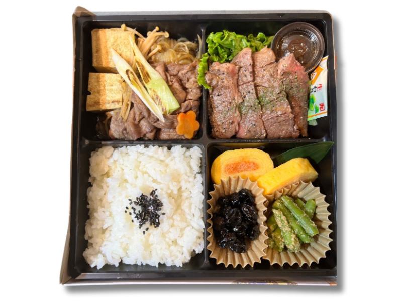 黒毛和牛すき焼き＆和牛極みステーキ