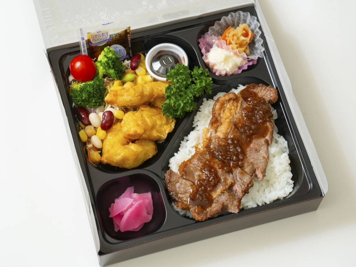 USサーロインステーキ＆大分風とり天膳