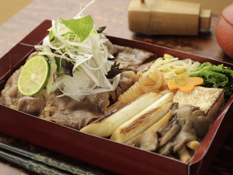 さっぱり！黒毛和牛おろし牛しゃぶ重