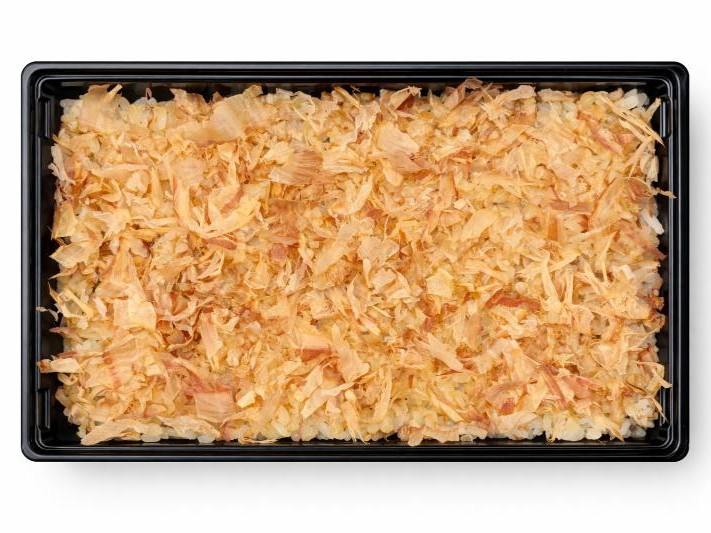 紅鮭と削り節の鰹節弁当