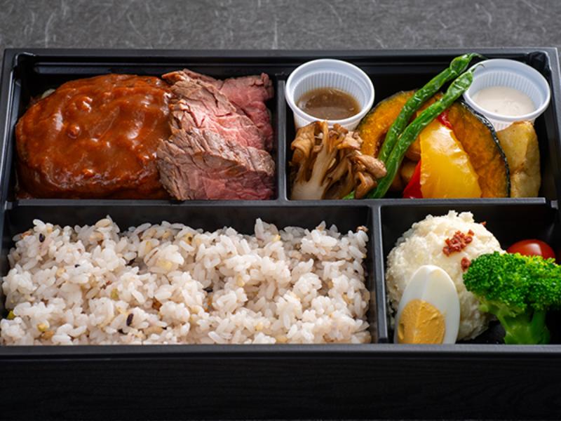 ハンバーグ＆ステーキ弁当