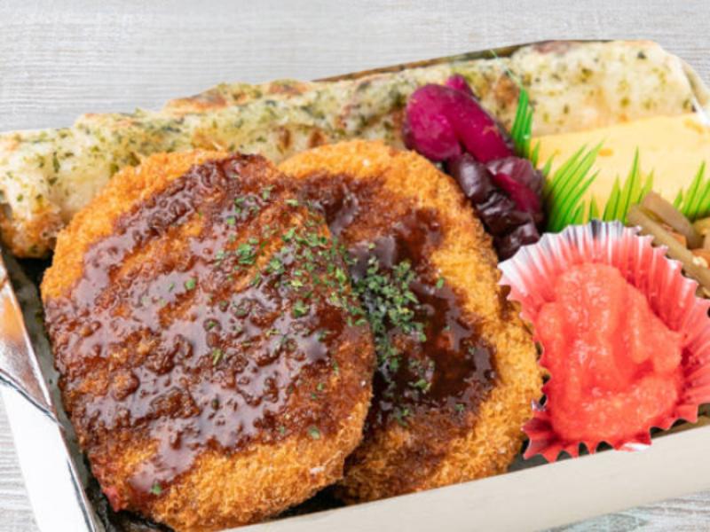 コロッケ＆明太子のり弁
