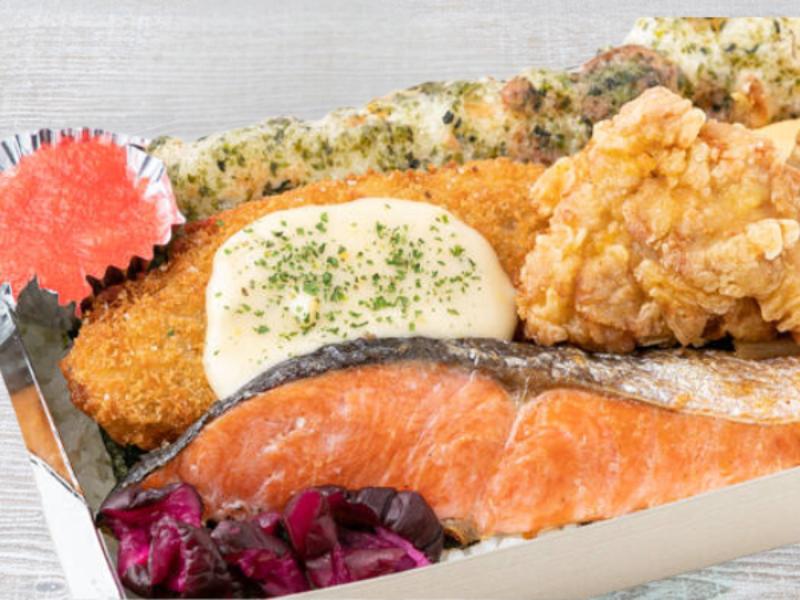 赤坂スペシャル明太 鮭の塩焼きのり弁