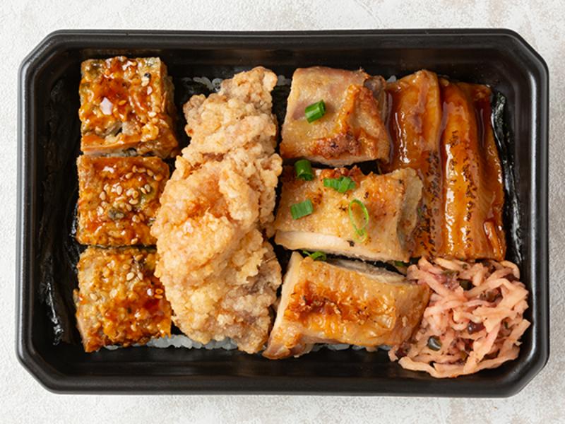 穴子と鶏づくし　海苔弁（白米）