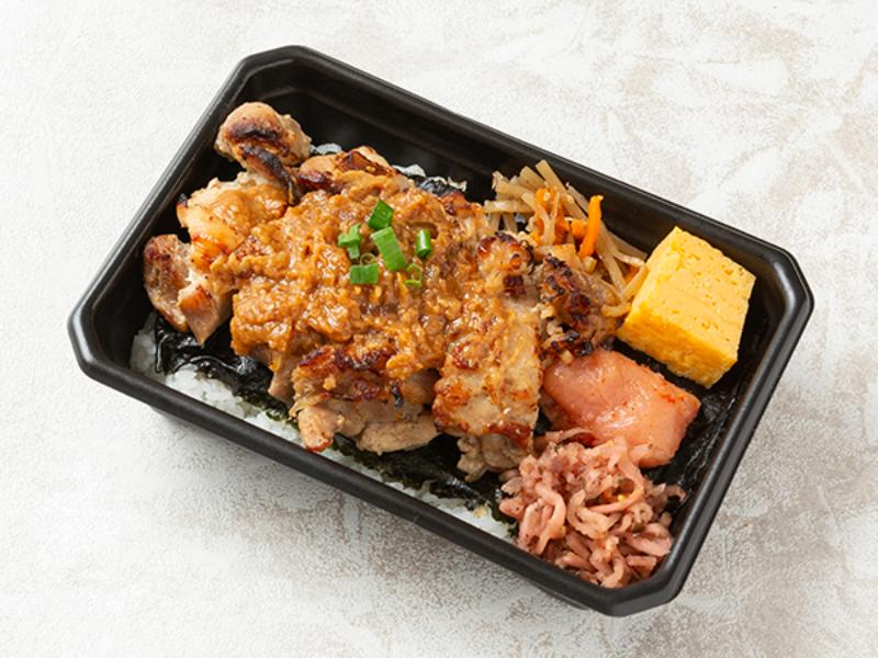 鶏のネギ味噌焼き海苔弁（白米）