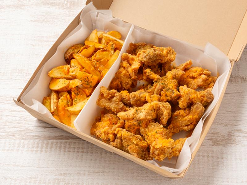 【パーティーボックス】チーズスノーチキン＆フライドポテト