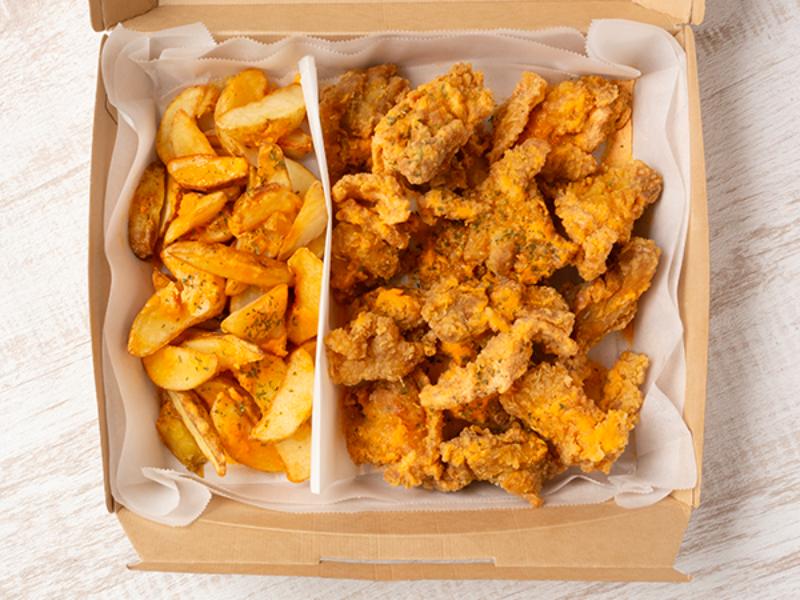 【パーティーボックス】チーズスノーチキン＆フライドポテト