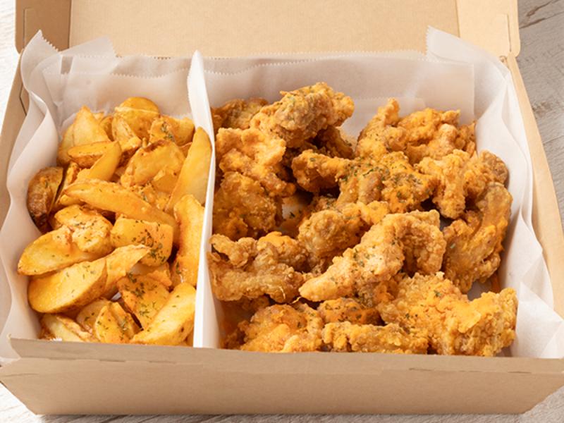 【パーティーボックス】チーズスノーチキン＆フライドポテト