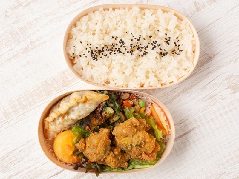 【2段】フライドチキン（白米）