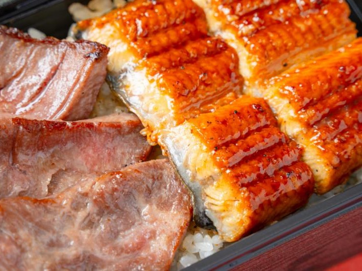 うなぎと厚切り牛たん重【吟】