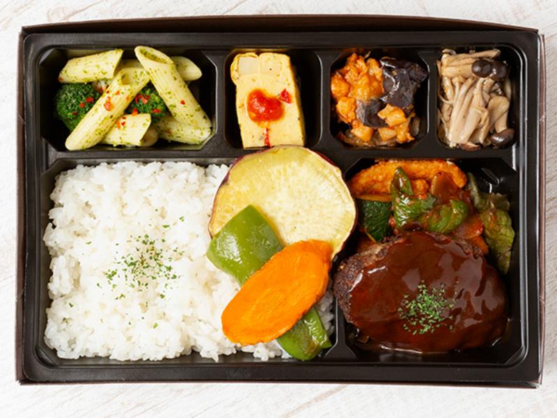 牛デミグラスハンバーグ洋風弁当