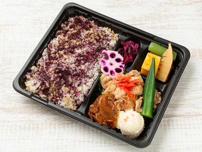 ゆかり弁当　豚肉の生姜焼き