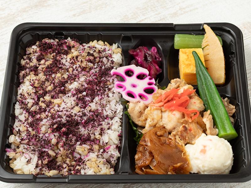 ゆかり弁当　豚肉の生姜焼き