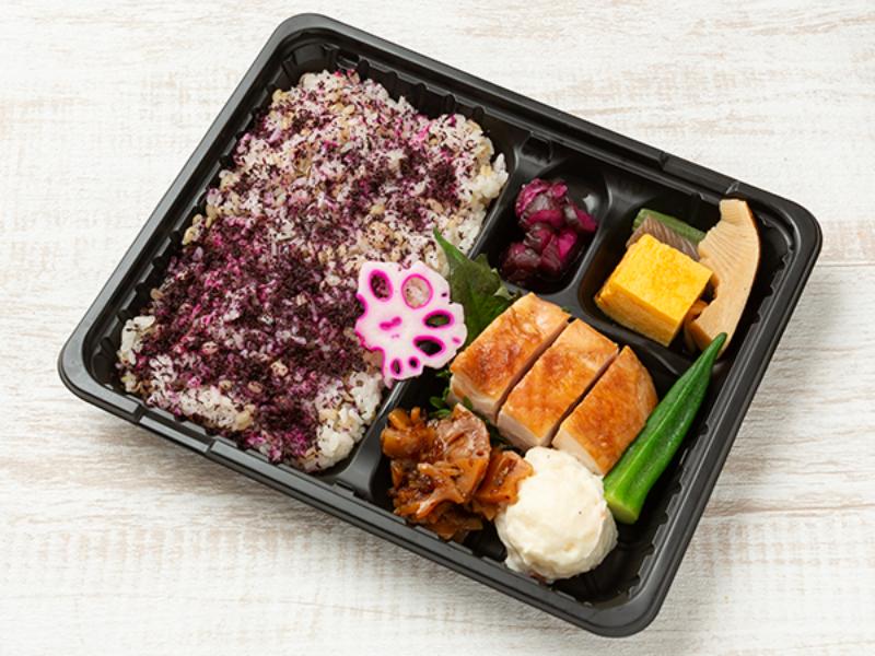 ゆかり弁当　鶏もも仙台赤味噌焼き