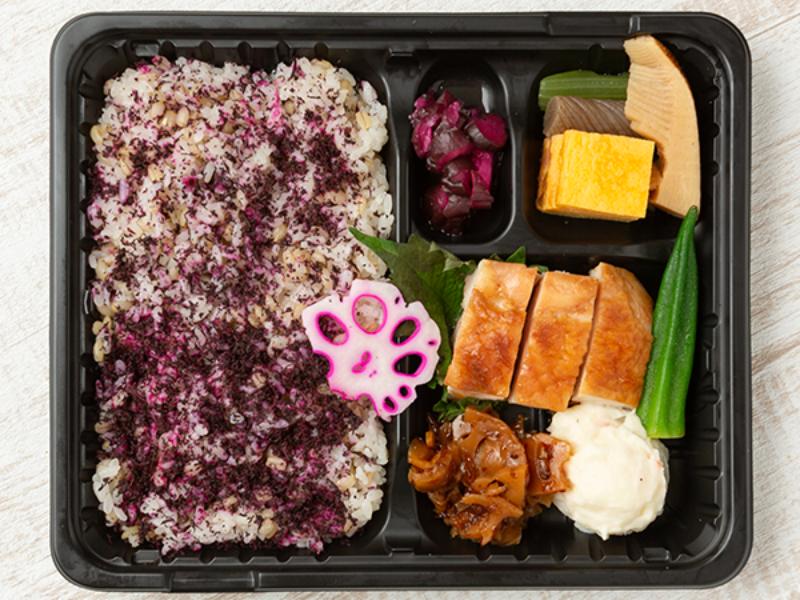 ゆかり弁当　鶏もも仙台赤味噌焼き