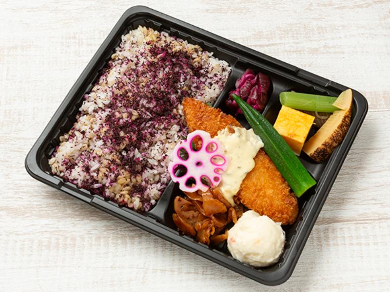 ゆかり弁当　白身魚フライ〜タルタルソース添え〜