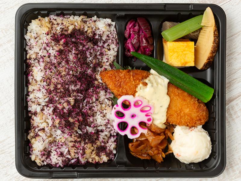 ゆかり弁当　白身魚フライ〜タルタルソース添え〜