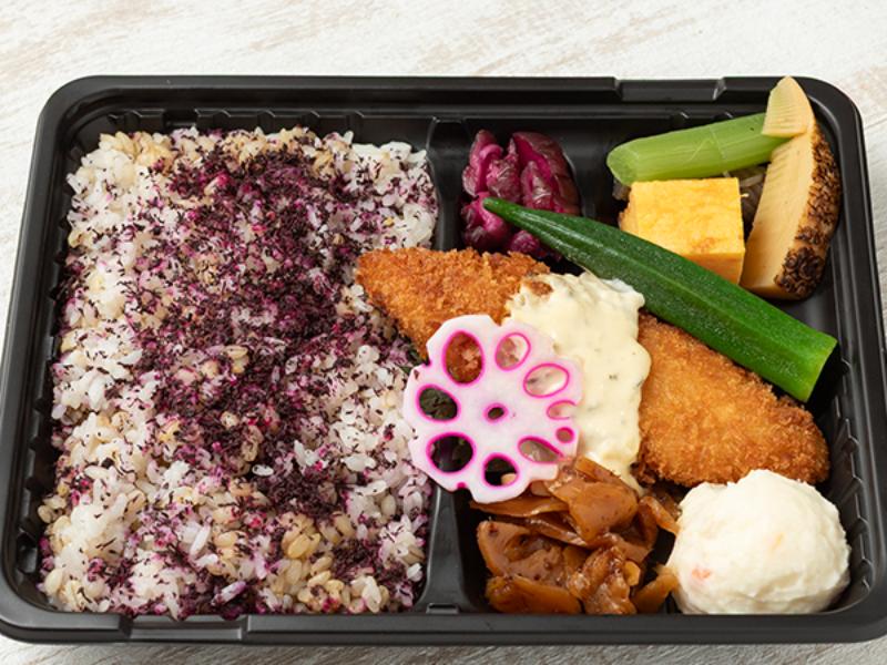 ゆかり弁当　白身魚フライ〜タルタルソース添え〜