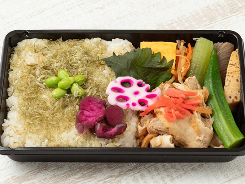 えだ豆昆布弁当　豚肉の生姜焼き