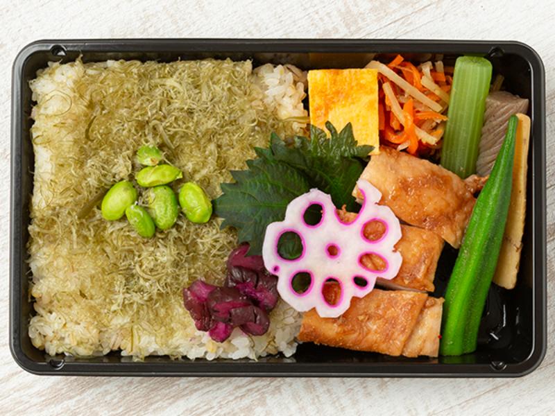 えだ豆昆布弁当　鶏もも仙台赤味噌焼き